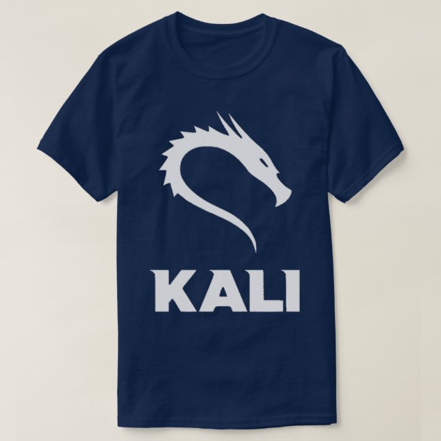 Kali Linux Cyber Security Hacking Fun T T-Shirt (Design vorne)