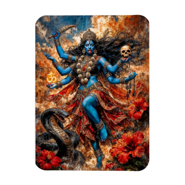 Kali Ma Fantasy-Illustration Magnet (Vertikal)