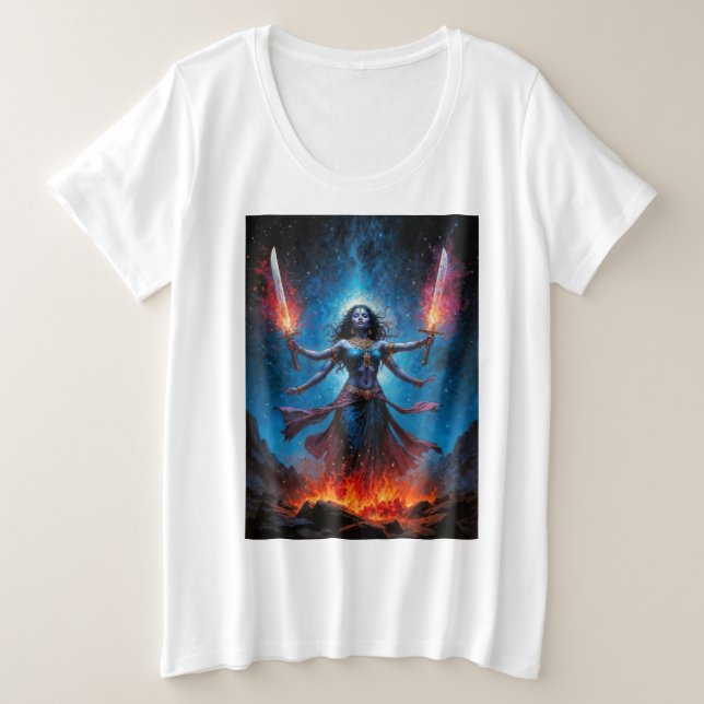 Kali Rising Große Größe T-Shirt (Design vorne)