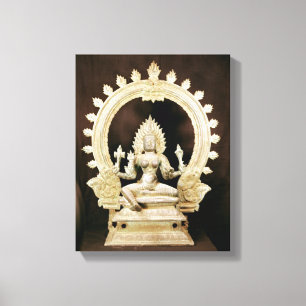 Kali, von Vijayanagar Leinwanddruck