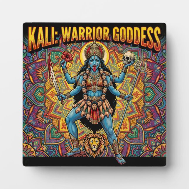 Kali Warrior Goddess Fotoplatte (Vorderseite)