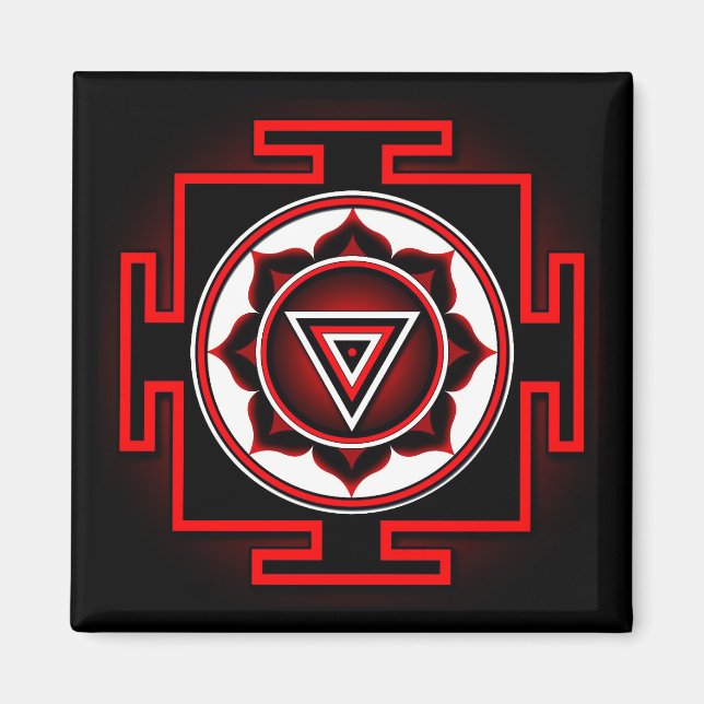 Kali Yantra Magnet (Vorne)