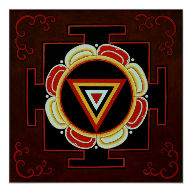 Kali Yantra Poster (Vorderseite)