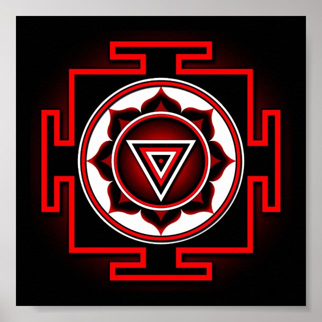 Kali Yantra Poster (Vorne)