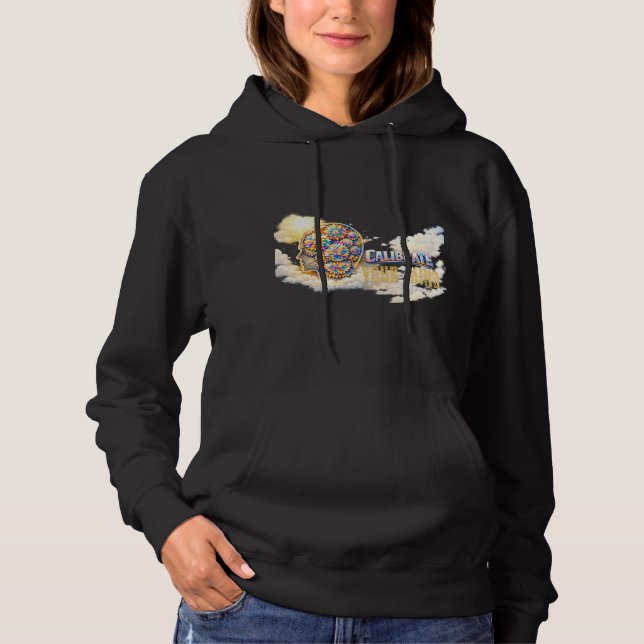 KalibriereDeinenVerstand Hoodie (Vorderseite)