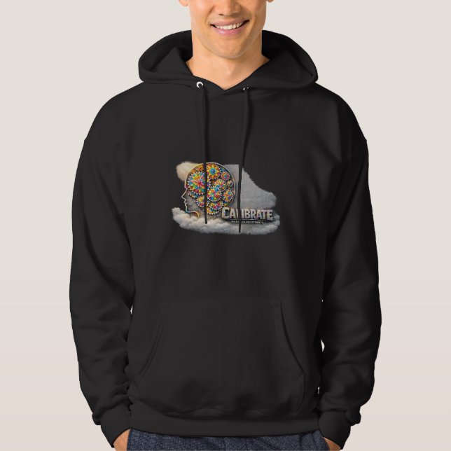 KalibriereDeinenVerstand Hoodie (Vorderseite)