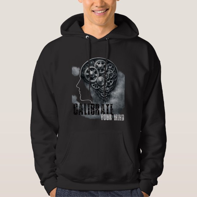 KalibriereDeinenVerstand Hoodie (Vorderseite)