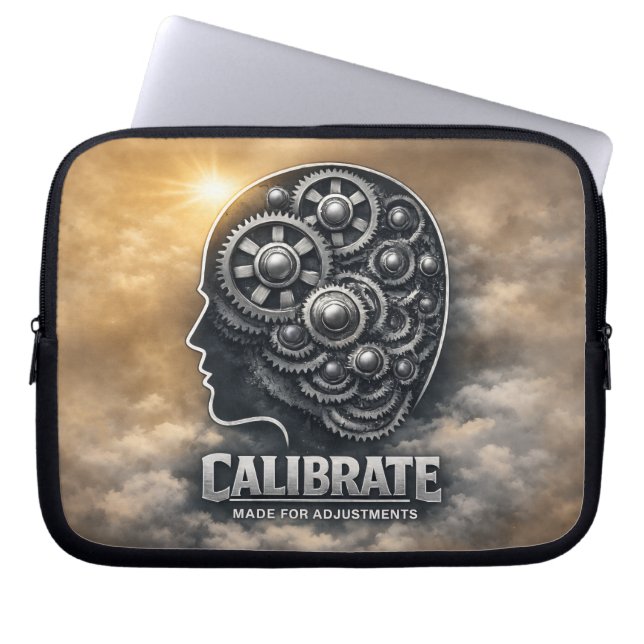 KalibriereDeinenVerstand Laptopschutzhülle (Vorderseite)