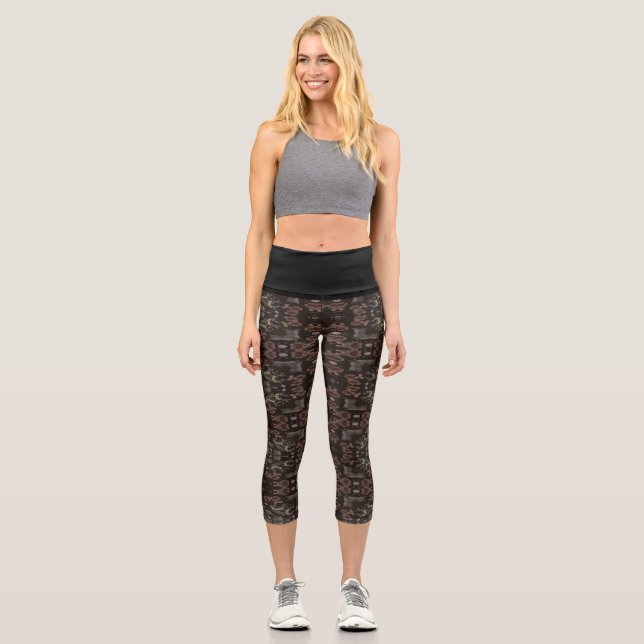 Kalider Magie Capri Leggings (Vorderseite)
