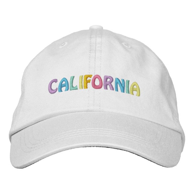 KALIFORNIA BESTICKTE KAPPE (Vorderseite)