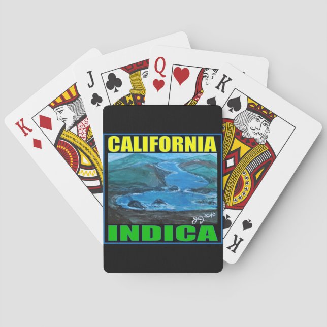 KALIFORNIA INDICA SPIELKARTEN (Rückseite)