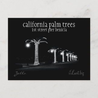 KALIFORNIA PALM TREES by iLuvit.biz - post card Postkarte