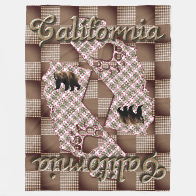 Kalifornien2025 Fleecedecke (Vorderseite)