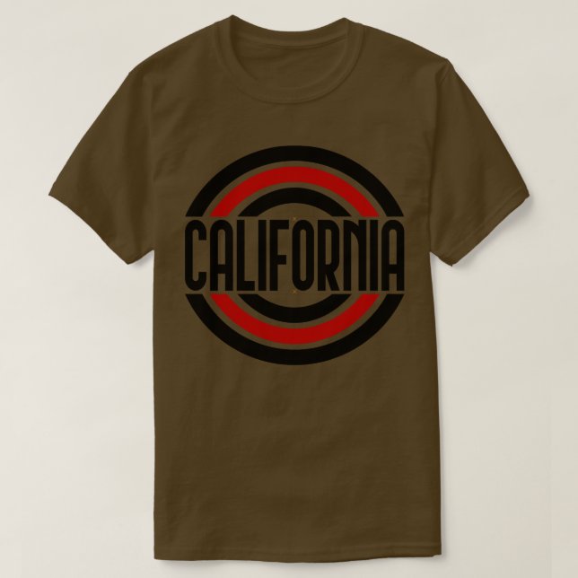 Kalifornien 10 T-Shirt (Design vorne)