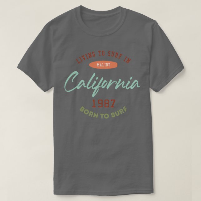 Kalifornien 1987 T-Shirt (Design vorne)
