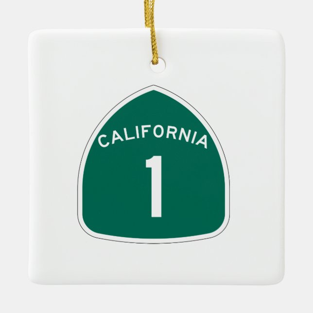 Kalifornien 1 keramikornament (Vorderseite)