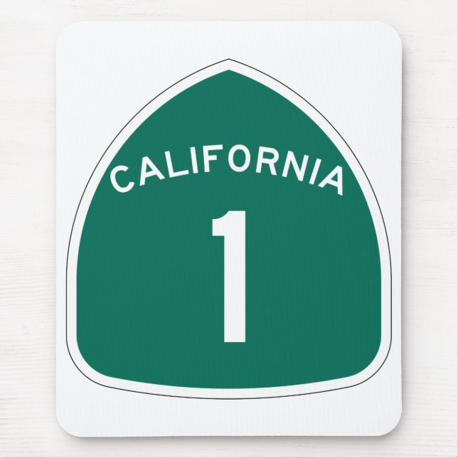 "Kalifornien 1" Mousepad (Vorne)