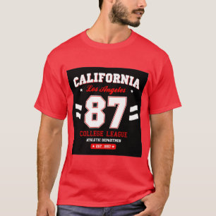 Kalifornien 87 Los Angeles College League T-Shirt