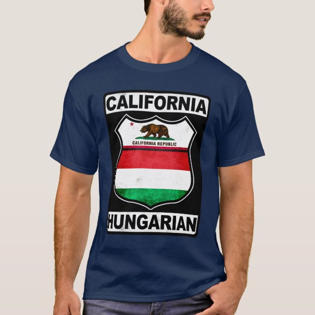 Kalifornien-Amerikaner T-Shirt (Vorderseite)