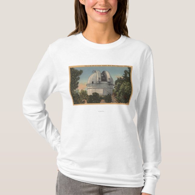 Kalifornien - Ansicht der Haube vom Mount Wilson T-Shirt (Vorderseite)