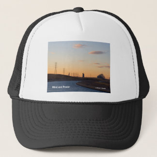 Kalifornien-Aquädukt-Windmühlen Altamont Produkte Truckerkappe
