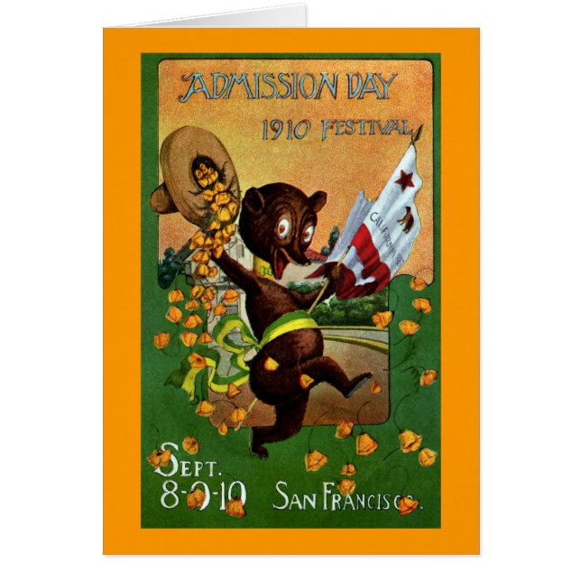 Kalifornien-Aufnahme-Tagesfestival-Bär (Vorne)