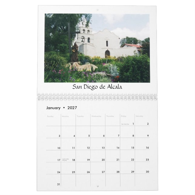 Kalifornien-Auftrag-Kalender Kalender (Jan 2027)