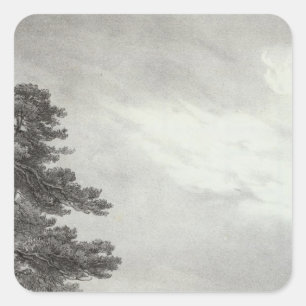 Kalifornien-Auftrag Quadratischer Aufkleber