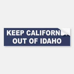 Kalifornien aus Idaho behalten Autoaufkleber