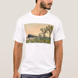 Kalifornien begrenzte den Zug, der durch reist T-Shirt