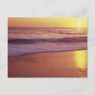 Kalifornien, bei Santa Cruz, Blick auf den Strand Postkarte