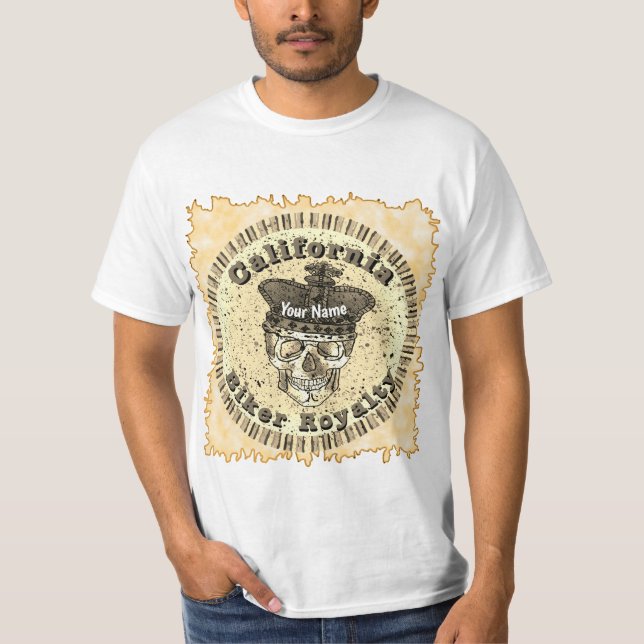 Kalifornien Biker  T-Shirt (Vorderseite)