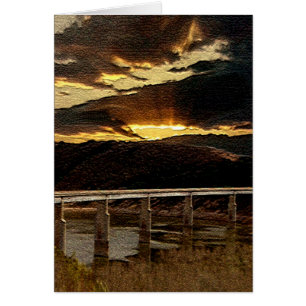 Kalifornien-Brücken-Sonnenaufgang