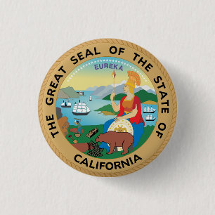 Kalifornien Button
