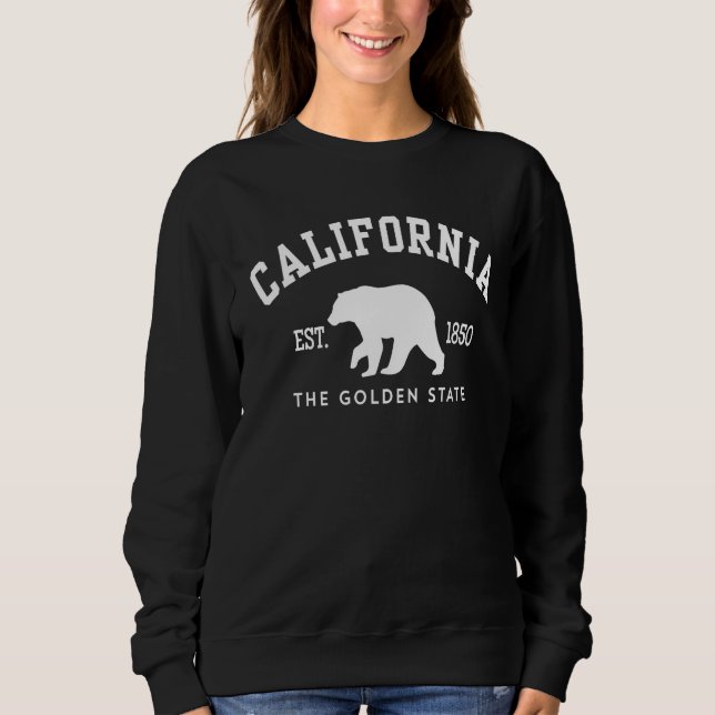 Kalifornien CA Bär Sweatshirt (Vorderseite)