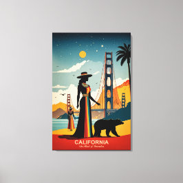 Kalifornien: Das Herz der Innovation Leinwanddruck