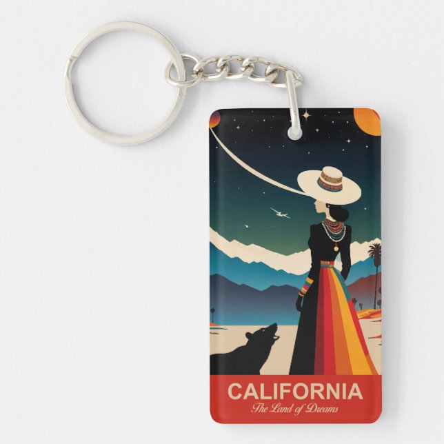 Kalifornien: Das Land der Träume Schlüsselanhänger (Vorderseite)