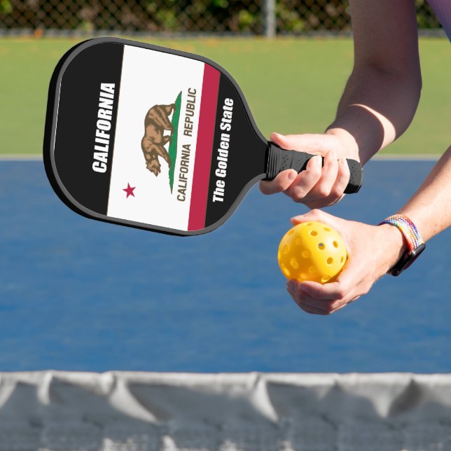 Kalifornien, der goldene Staat Pickleball Schläger (InSitu)