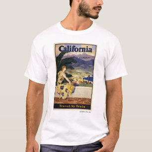 Kalifornien diesen Sommer. Fahrt mit dem Zug T-Shirt
