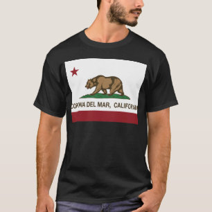Kalifornien-Flagge Corona del Mar T-Shirt