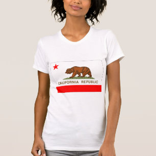 Kalifornien-FLAGGE International T-Shirt