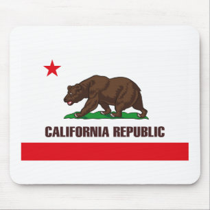 Kalifornien-Flagge Mousepad