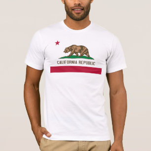 Kalifornien-Flagge T-Shirt