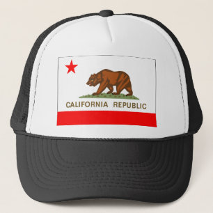 Kalifornien-Flagge Truckerkappe
