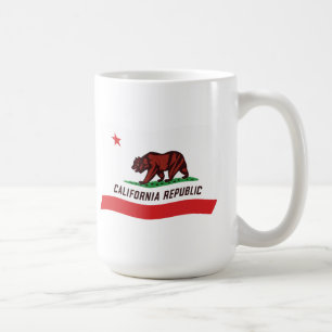 Kalifornien-Flaggen-Tasse Kaffeetasse