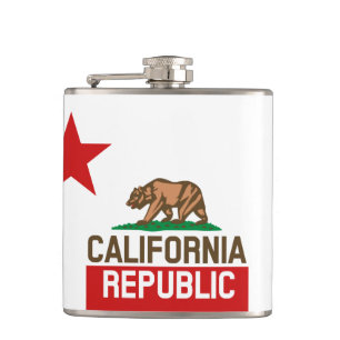 KALIFORNIEN - Flaggenstaat Flachmann