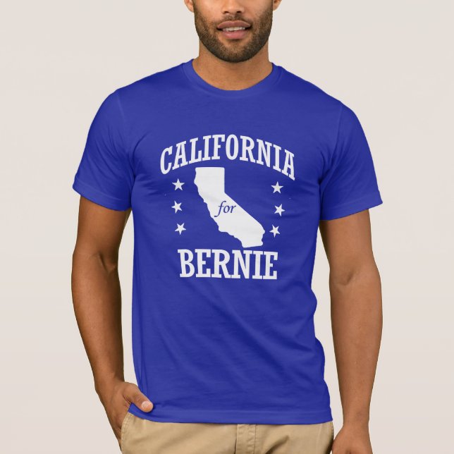 KALIFORNIEN FÜR BERNIE-SANDPAPIERSCHLEIFMASCHINEN T-Shirt (Vorderseite)