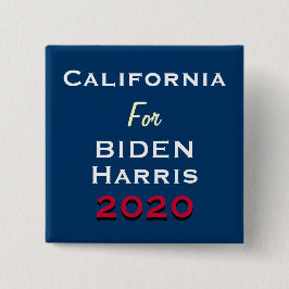 KALIFORNIEN für die Kampagne "BIDEN HARRIS 2020" Button