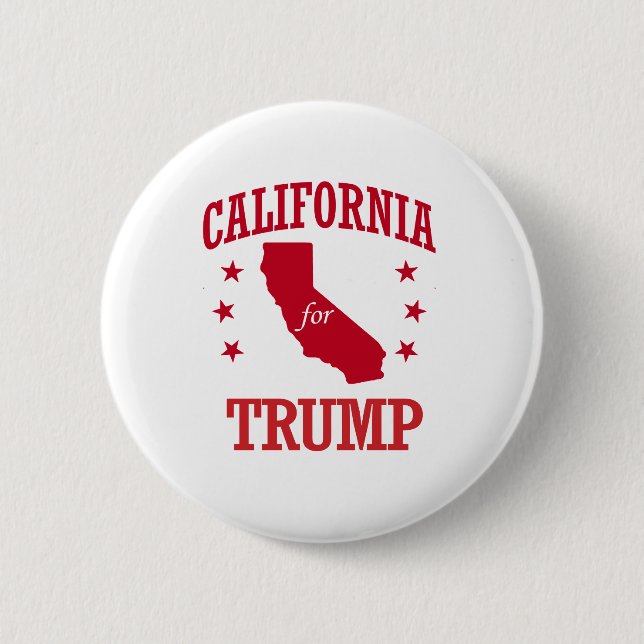 KALIFORNIEN FÜR DONALD TRUMP BUTTON (Vorderseite)