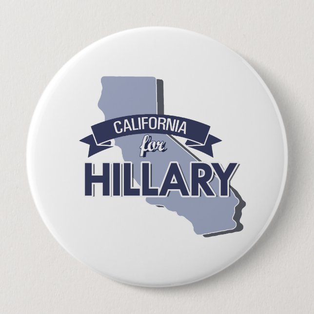 KALIFORNIEN FÜR HILLARY BUTTON (Vorderseite)